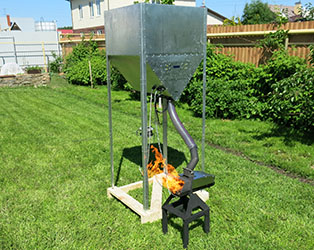 устройство пеллетной горелки Гольфстрим 1 